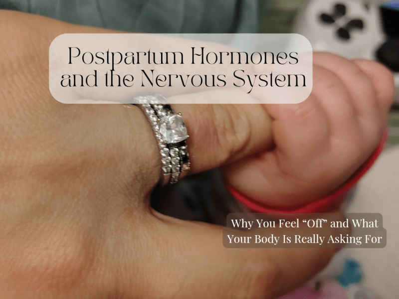 Postpartum Hormones and the Nervous System: Why You Feel “Off” and What Your Body Is Really Asking&nbsp;For